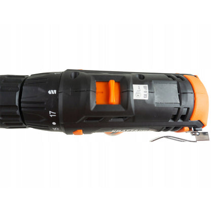 SET Surubelnita cu acumulator POLSKI K1670, include 2 acumulatori 12 V, 6 burghie si 6 biti incluse