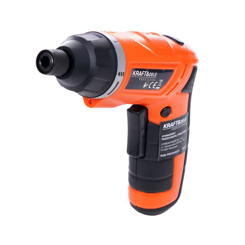 SET Surubelnita electrica pe acumulator POLSKI K1577, include 1 acumulator 3.6 V, 6 tubulare si 30 biti