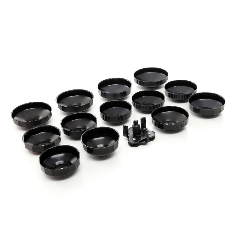SET TUBULARE capace desfacere filtre de ulei auto POLSKI K10502, include 28+1 elemente, DRIVE 1/2" si 3/4"