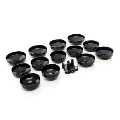 SET TUBULARE capace desfacere filtre de ulei auto POLSKI K10502, include 28+1 elemente, DRIVE 1/2" si 3/4"