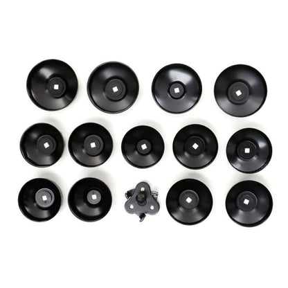 SET TUBULARE capace desfacere filtre de ulei auto POLSKI K10502, include 28+1 elemente, DRIVE 1/2" si 3/4"