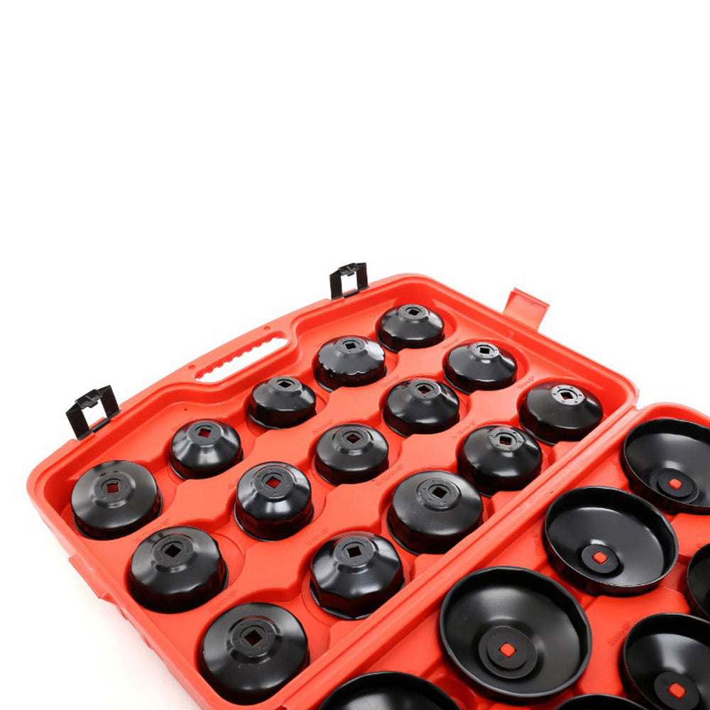 SET TUBULARE capace desfacere filtre de ulei auto POLSKI K10502, include 28+1 elemente, DRIVE 1/2" si 3/4"