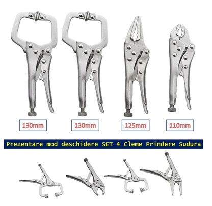 SET 4 CLEME FIXARE SUDURA