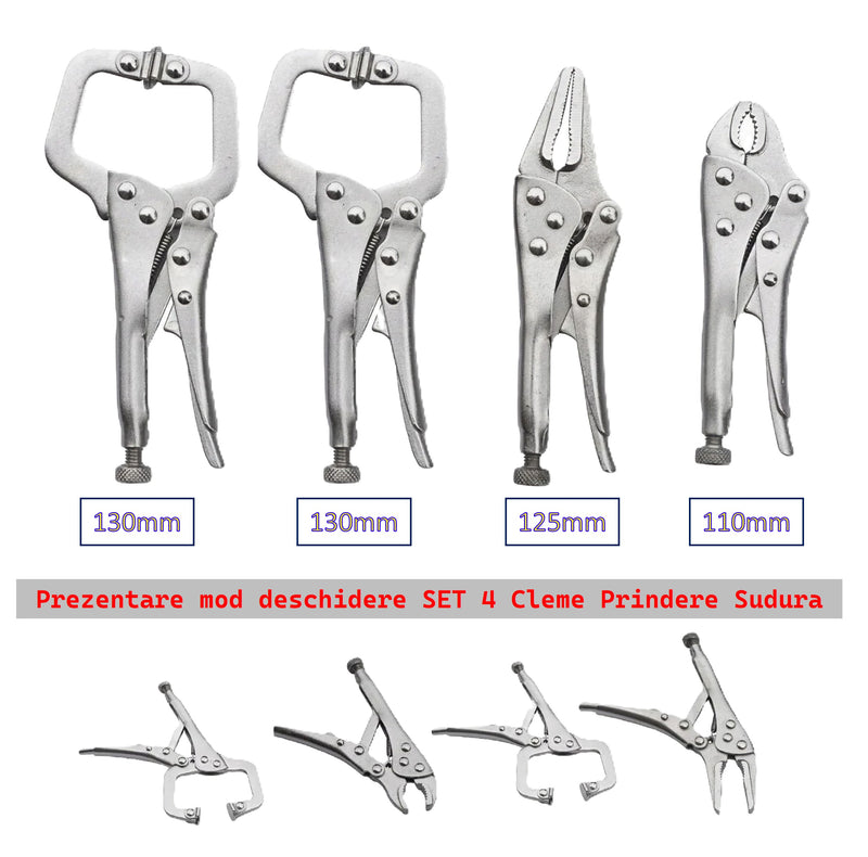 SET Aparat Sudura AZORAX-R200MN CU ELECTROD 1.6-5mm, + MASCA AUTOMATA, + 4 CLEME Prindere-Fixare DE SUDURA