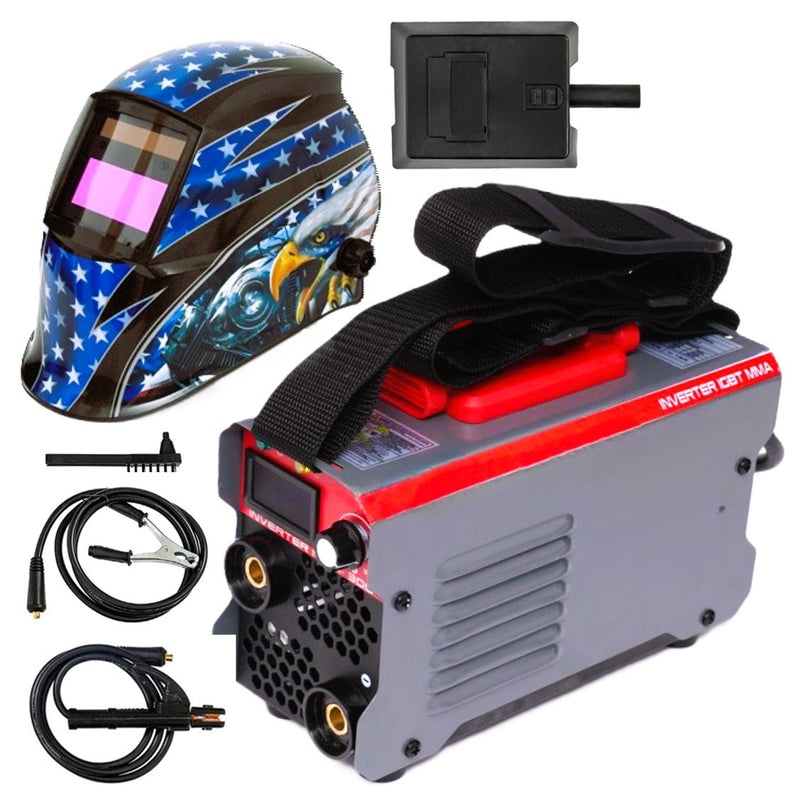 SEZONUL-OFERTELOR *PROMO* SET WeldEXPERT SUDURA CU ELECTROD, 1871-1892, Aparat Sudura Invertor MMA-300A cu posibilitate LIFT-TIG, + Masca Automata Personalizata FREEDOM-EAGLE
