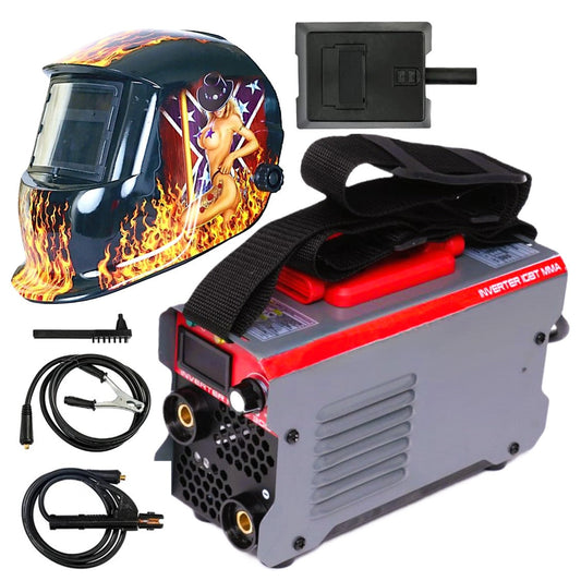 *BLACK-FRIDAY* *PROMO* SET WeldEXPERT SUDURA CU ELECTROD, 1871-37107, Aparat Sudura Invertor MMA-300A cu posibilitate LIFT-TIG, + Masca Automata Personalizata SUPERHOT-FLAMES