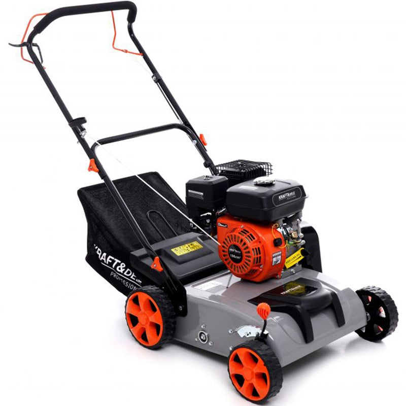 *OFERTELE-IEPURASULUI* Scarificator si aerator pe benzina KRAFTSON % Import Polonia %  5191 5.2CP, 3.8KW, latime de lucru 38cm