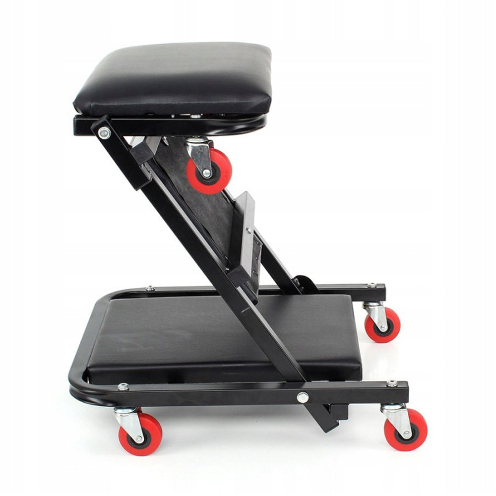 Scaun Atelier pliabil in Carucior cu roti tip PAT pentru service auto, POLSKI K378, Poza5