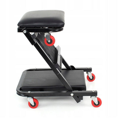 Scaun Atelier pliabil in Carucior cu roti tip PAT pentru service auto, POLSKI K378, Poza5