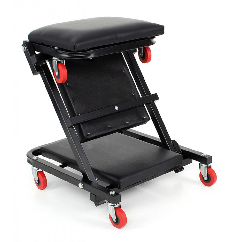 Scaun Atelier pliabil in Carucior cu roti tip PAT pentru service auto, POLSKI K378, Poza6