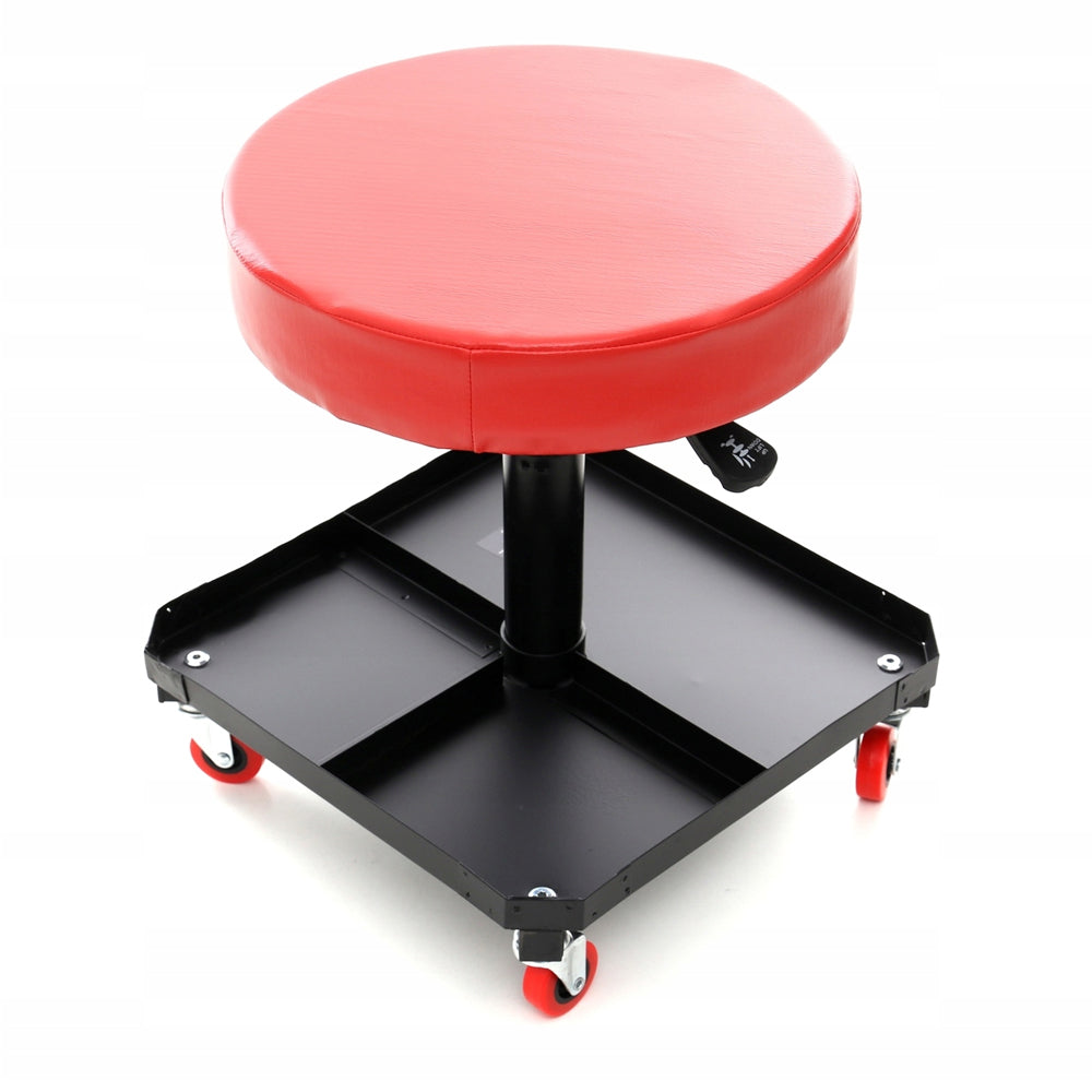 Scaun service auto POLSKI K376, tapitat, roti 360°