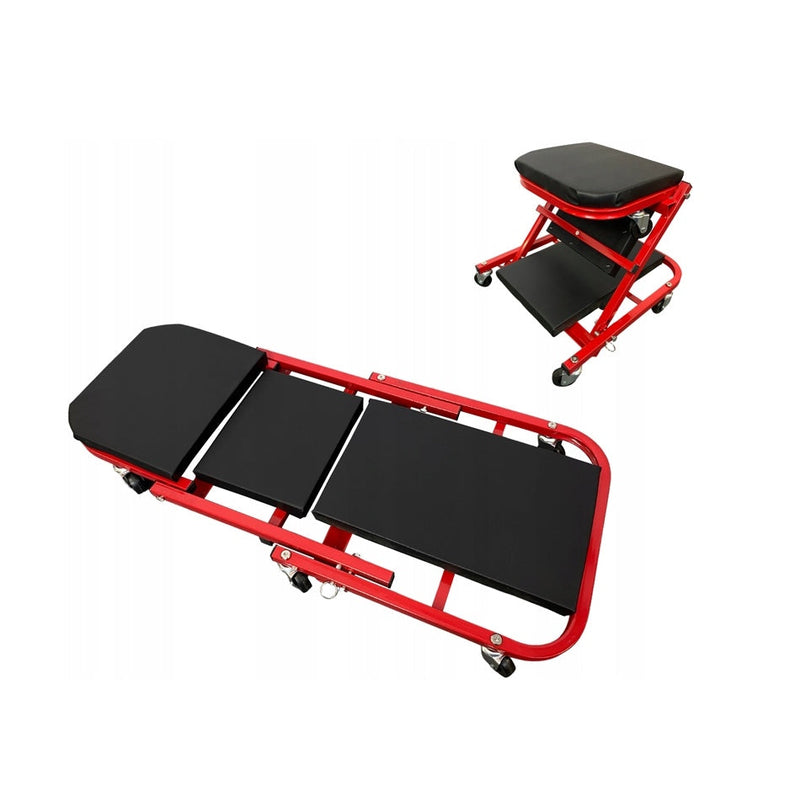 *OFERTELE-IEPURASULUI* Scaun si Pat pliabil cu roti, pentru atelier, KD10764