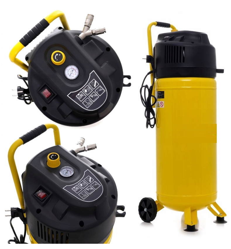 *OFERTELE-IEPURASULUI* Compresor aer fara ulei vertical Kraft&Dele KD1418, 50L, 230V, 1500W, 10Bar, 240L/min, silentios