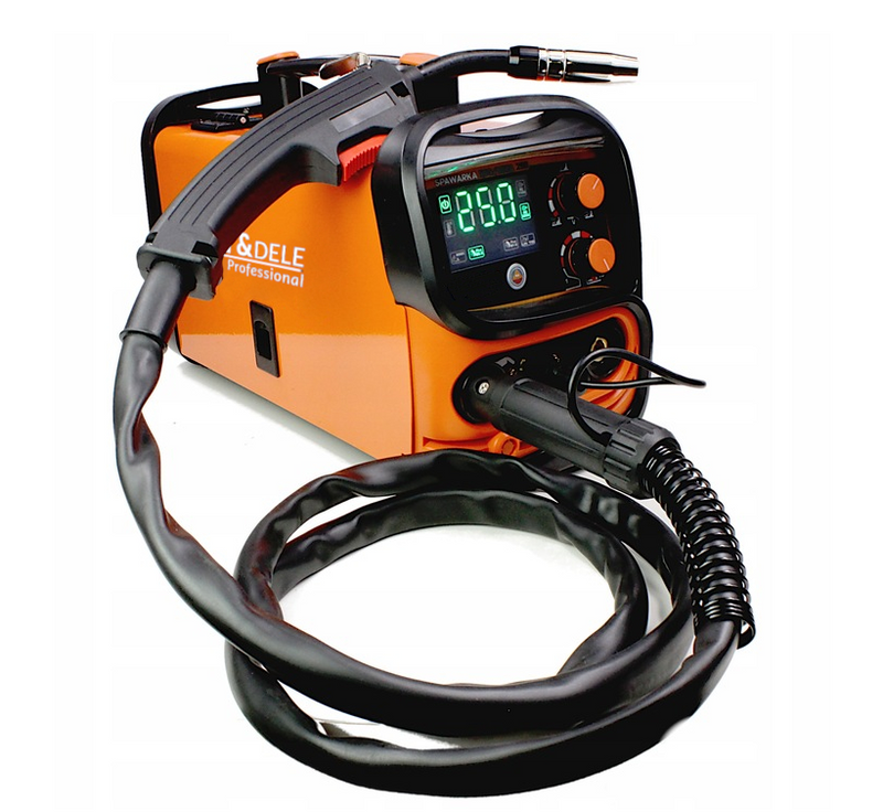 Aparat de sudura cu sarma, Kraft&Dele KD1875, MIG-MAG/MMA, 250A, Portocaliu, Accesorii incluse ( PRODUS RESIGILAT )
