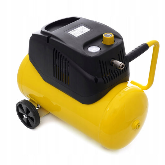 Compresor aer fara ulei Kraft&Dele KD1416, 24L, 1.5CP, 8Bar, 180/min, silentios (RESIGILAT)