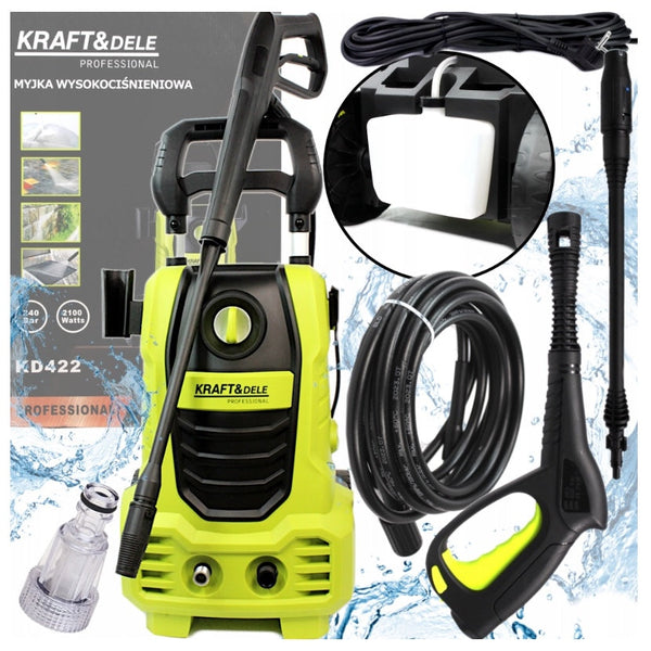 *OFERTELE-IEPURASULUI* Aparat de spalat cu presiune Kraft&Dele KD422, 2100W, 5L/min, Accesorii incluse