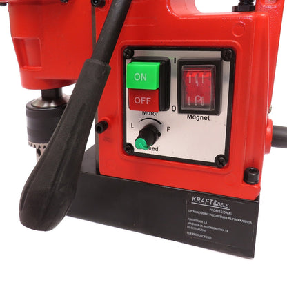 *OFERTE-DE-VARA* Bormasina de banc cu baza magnetica Kraft&Dele KD1382, 1800W, 750RPM, mandrina 16mm