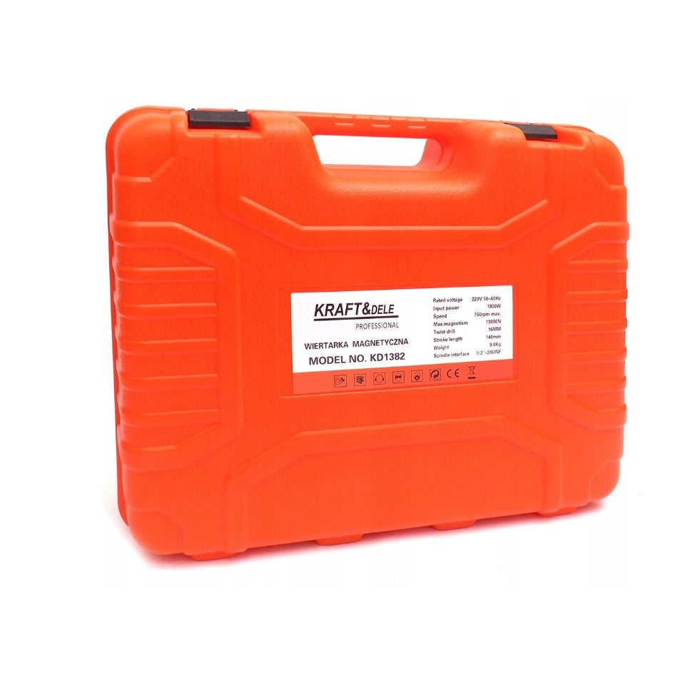 *OFERTE-DE-VARA* Bormasina de banc cu baza magnetica Kraft&Dele KD1382, 1800W, 750RPM, mandrina 16mm