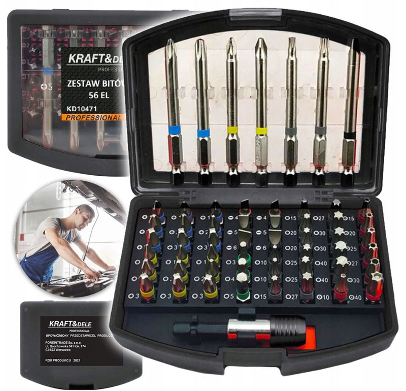 *OFERTELE-IEPURASULUI* Set biti, 56 bucati, Kraft&Dele KD10471