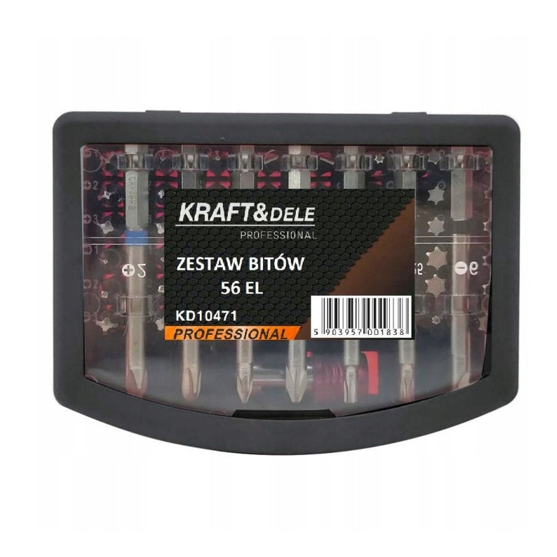 *OFERTELE-IEPURASULUI* Set biti, 56 bucati, Kraft&Dele KD10471