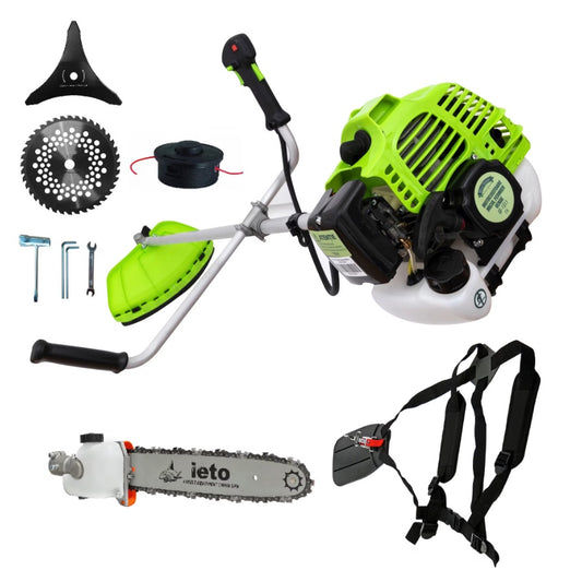 Set Motocoasa Micul Fermier GF-1311, 3.4CP, + Cap tip Drujba pentru Crengi