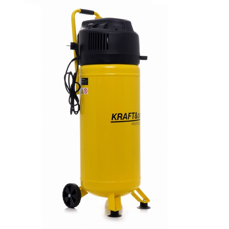 Compresor aer fara ulei vertical Kraft&Dele KD1418, 50L, 230V, 1500W, 10Bar, 240L/min, silentios