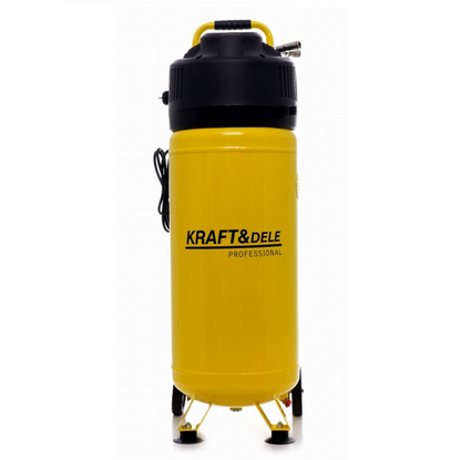 Compresor aer fara ulei vertical Kraft&Dele KD1418, 50L, 230V, 1500W, 10Bar, 240L/min, silentios