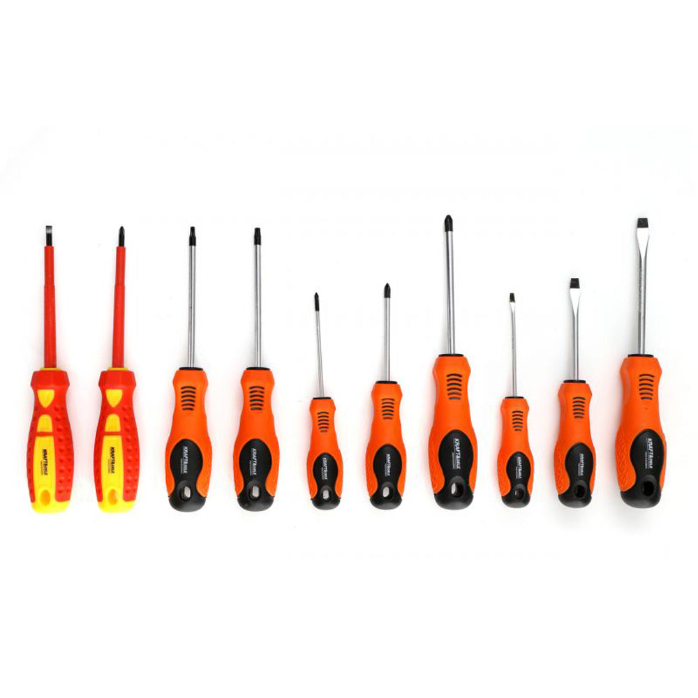 Set 10 surubelnite, include drepte, cruce si 2 cu izolatie, POLSKI K10901, Poza2