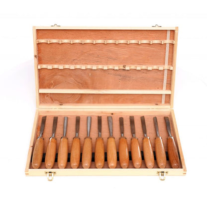 Set tamplar 12 dalti cu maner lemn, POLSKI K11775, Poza4