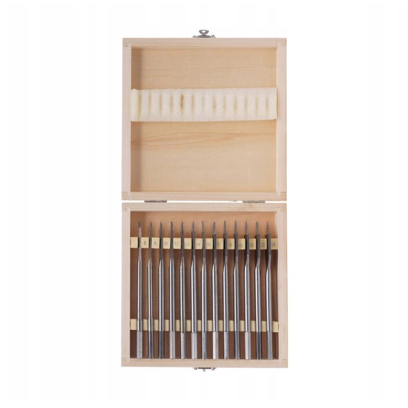 Set 13 burghie tip freza pentru lemn, diametre 6-25mm, lungime gaurire 15mm, POLSKI K10549, Poza3