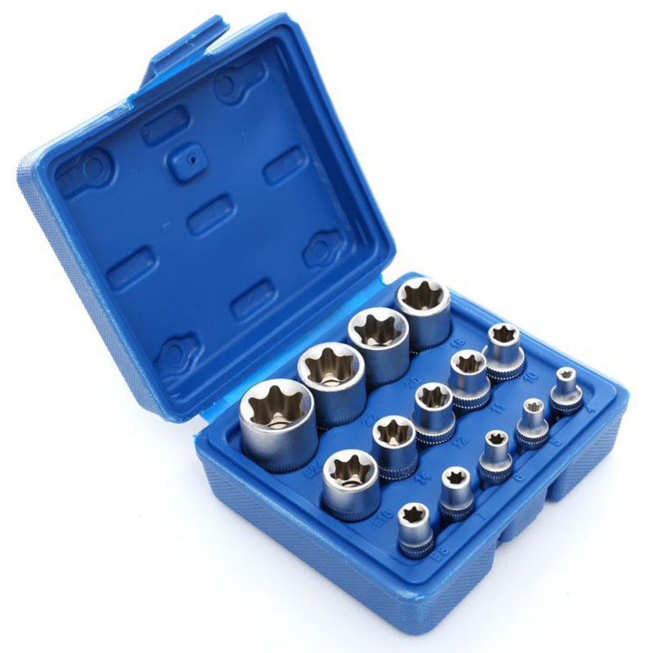 Set 14 biti pentru cheie tubulara TORX, 4-24mm, POLSKI K10335, Poza1