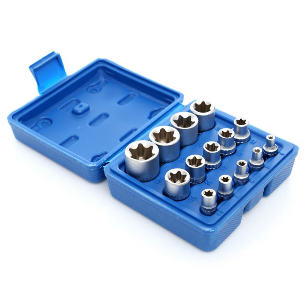 Set 14 biti pentru cheie tubulara TORX, 4-24mm, POLSKI K10335, Poza5