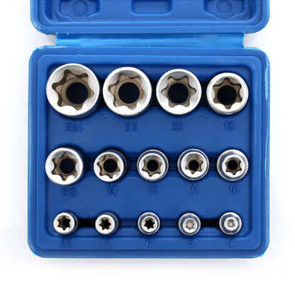 Set 14 biti pentru cheie tubulara TORX, 4-24mm, POLSKI K10335, Poza4