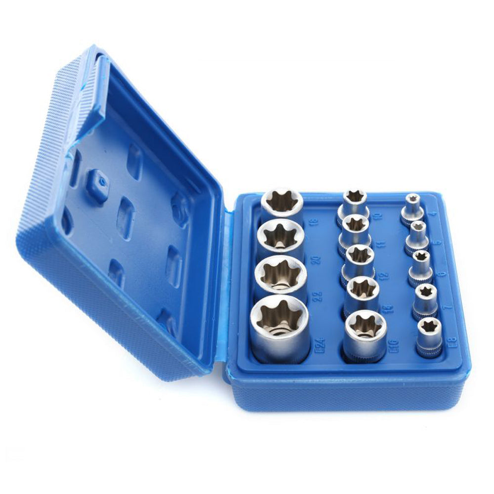 Set 14 biti pentru cheie tubulara TORX, 4-24mm, POLSKI K10335, Poza3