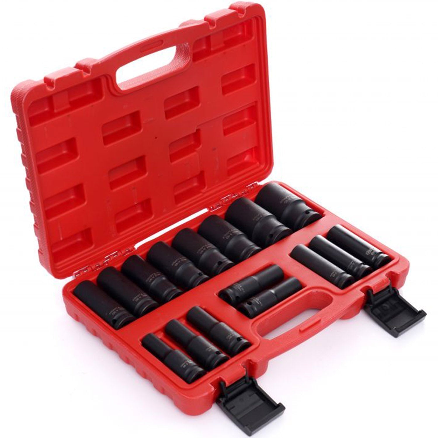 Set 16 CHEI Tubulare prize cu impact POLSKI K10531, Drive interior 1/2", 10-32mm, valiza transport inclusa