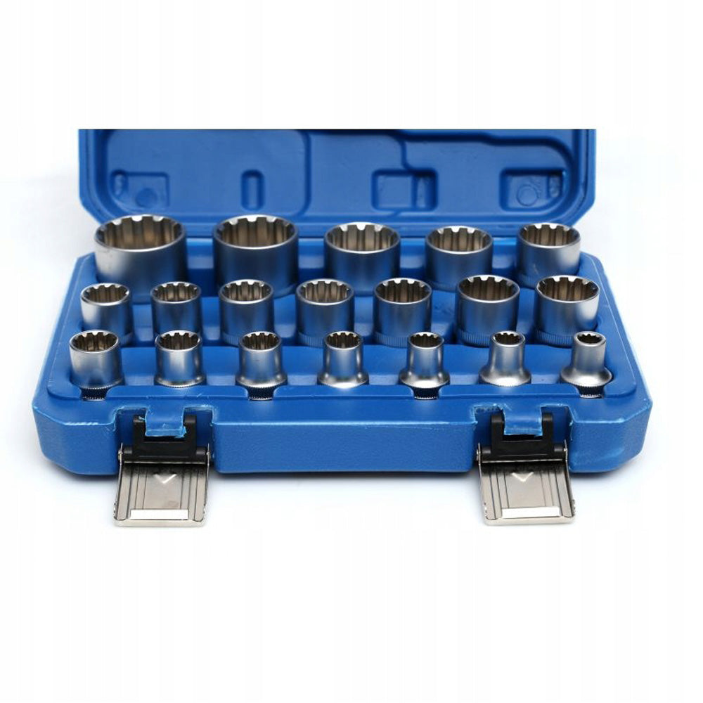 Set 19 CHEI Tubulare prize cu impact POLSKI K10347, 8-32mm, valiza transport inclusa