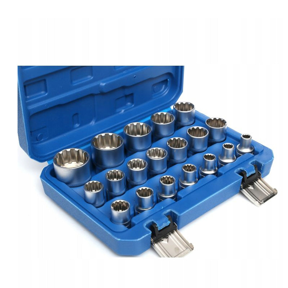 Set 19 CHEI Tubulare prize cu impact POLSKI K10347, 8-32mm, valiza transport inclusa