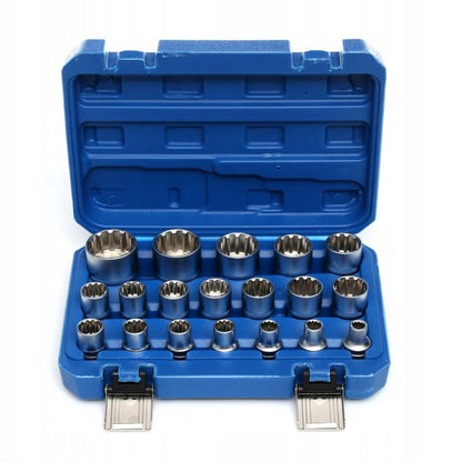 Set 19 CHEI Tubulare prize cu impact POLSKI K10347, 8-32mm, valiza transport inclusa