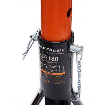 Set 2 capre auto, max. 2 Tone, inaltime de lucru 265-365 mm, POLSKI K3180, Poza4