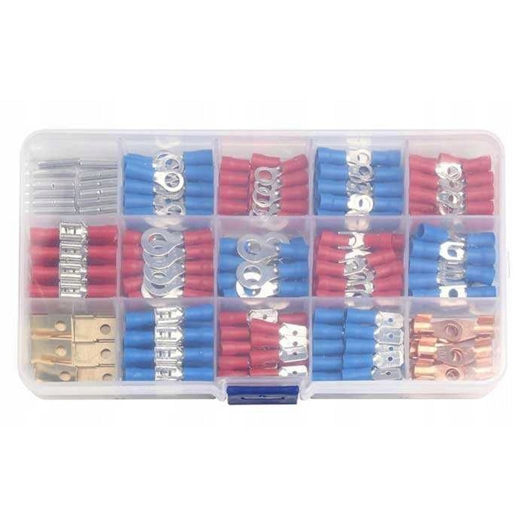 Set 300 buc papuci, borne si conectori sertizabili cu izolatie, POLSKI K104883, Poza7