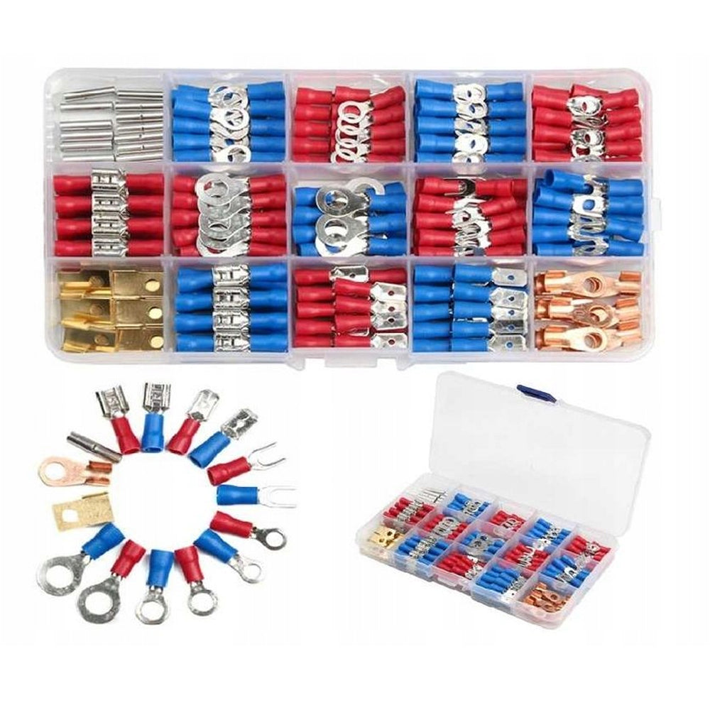 Set 300 buc papuci, borne si conectori sertizabili cu izolatie, POLSKI K104883, Poza1