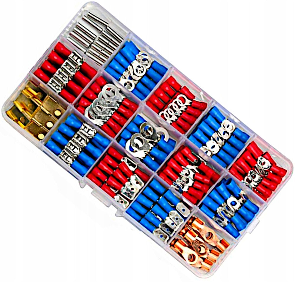 Set 300 buc papuci, borne si conectori sertizabili cu izolatie, POLSKI K104883, Poza2