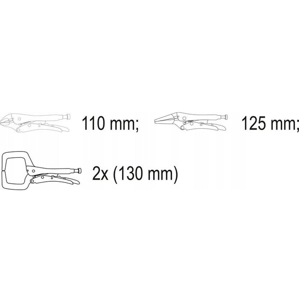 Set 4 Cleme de fixare pentru sudura, forme si marimi variate, 110-125-130mm, POLSKI K10568, Poza11