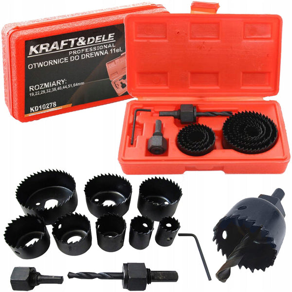 *OFERTELE-IEPURASULUI* Set carote pentru Gips KRAFTSON % Import Polonia %  10278, 19-64mm