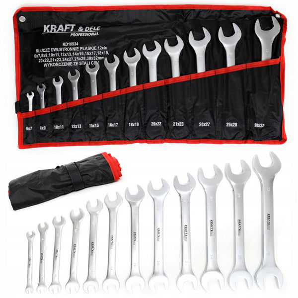 Set chei fixe, 12 piese, KRAFTSON % Import Polonia %  10934, 6-32MM