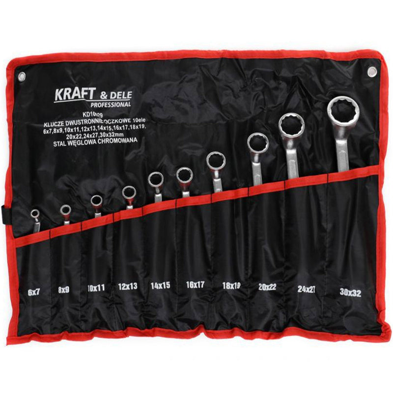 *OFERTELE-IEPURASULUI* Set chei inelare cu cot, 10 piese, KRAFTSON % Import Polonia %  10929, 6-32MM