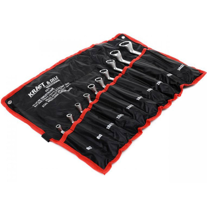 *OFERTELE-IEPURASULUI* Set chei inelare cu cot, 10 piese, KRAFTSON % Import Polonia %  10929, 6-32MM