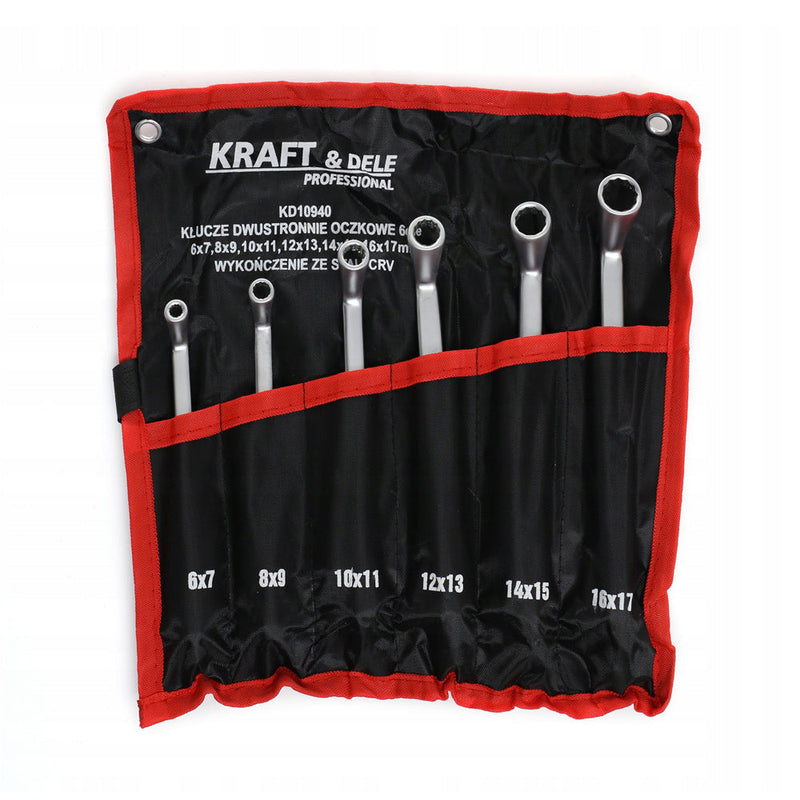 *OFERTELE-IEPURASULUI* Set chei inelare cu cot, 6 piese, KRAFTSON % Import Polonia %  10940, 6-17MM