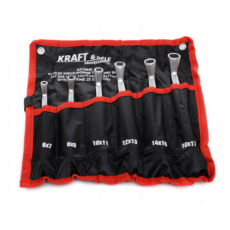 *OFERTELE-IEPURASULUI* Set chei inelare cu cot, 6 piese, KRAFTSON % Import Polonia %  10940, 6-17MM
