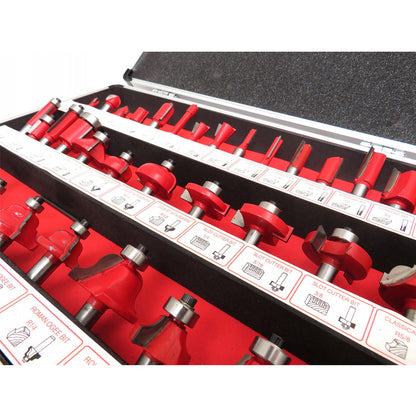 *OFERTE-DE-VARA* Set freze lemn cu rulmenti KRAFTSON % Import Polonia %  10280, 35buc